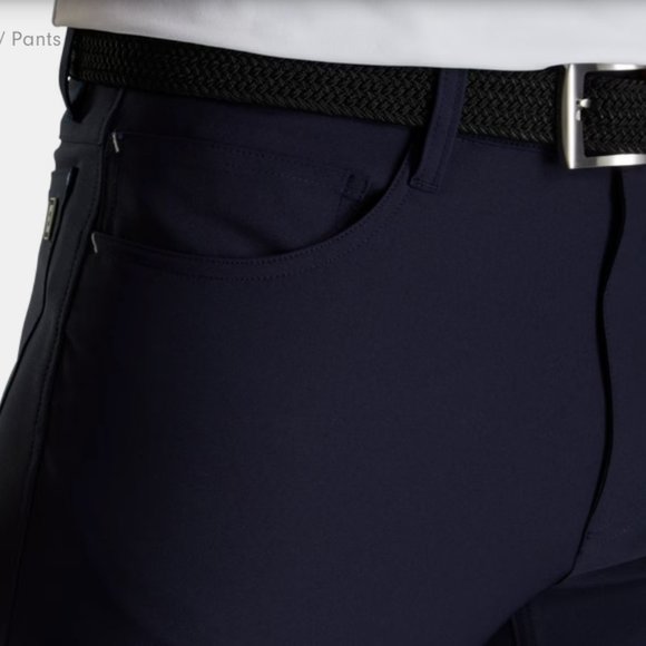 NWT FootJoy Men's Navy 5 pocket pant 34/30 - Picture 4 of 4